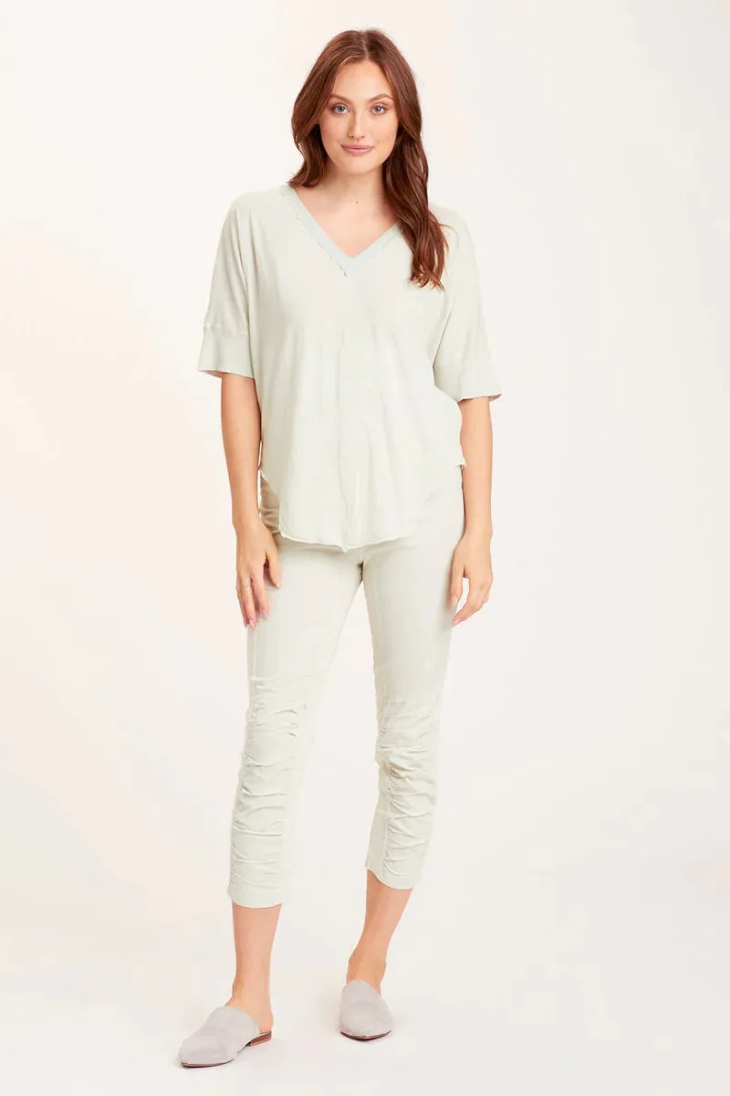 Jetter Crop Legging - Murmur Pigment