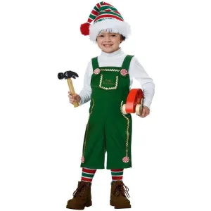 Jolly Lil' Green Elf Toddler Christmas Costume