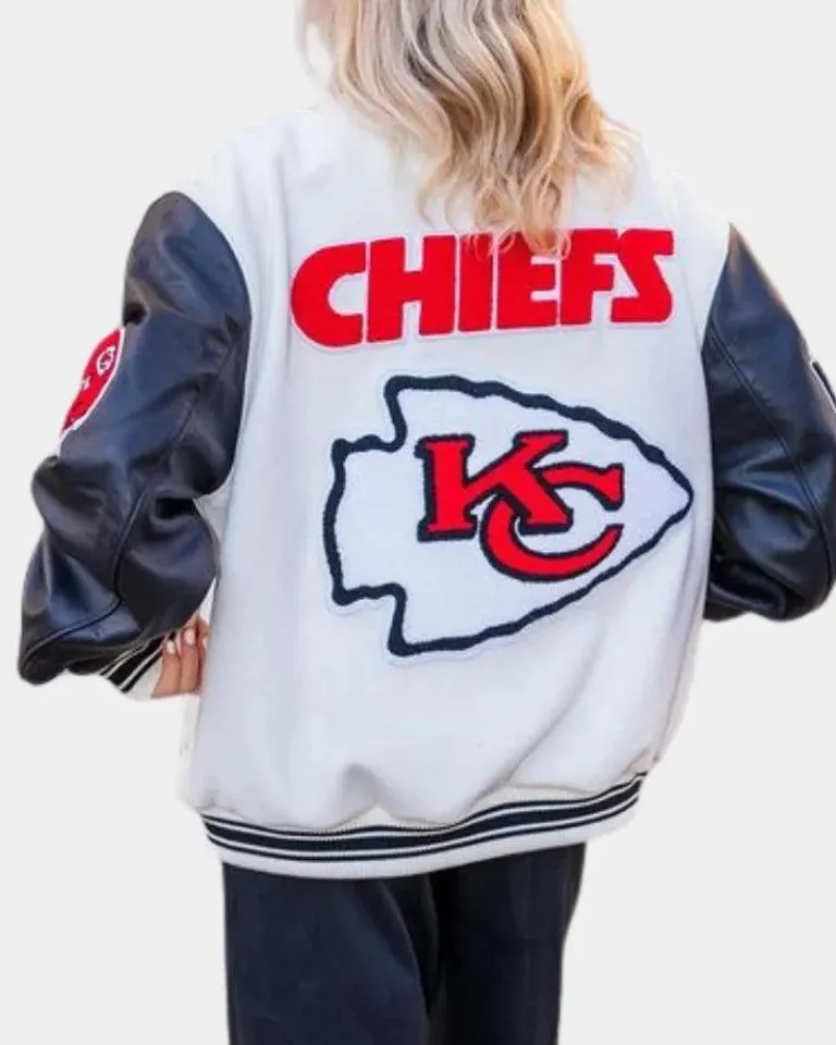 Kansas City Chiefs White Starter Jacket