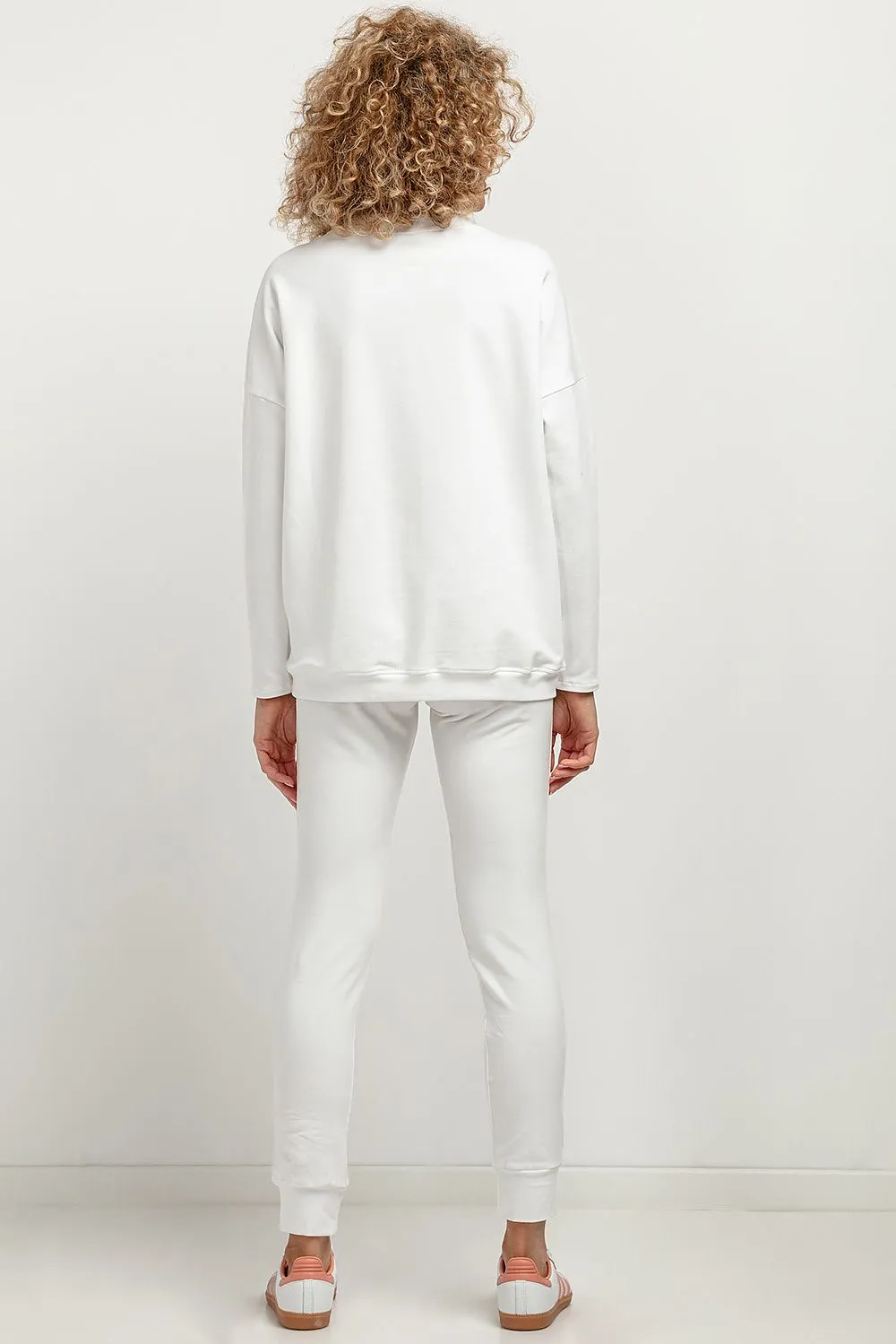 Knit Elegance Trousers with Cuffs