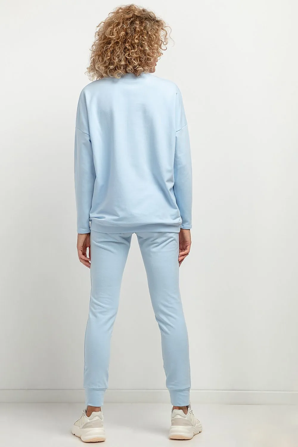 Knit Elegance Trousers with Cuffs