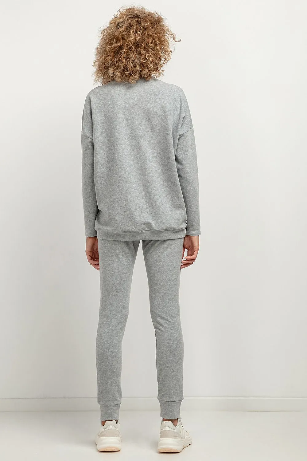 Knit Elegance Trousers with Cuffs