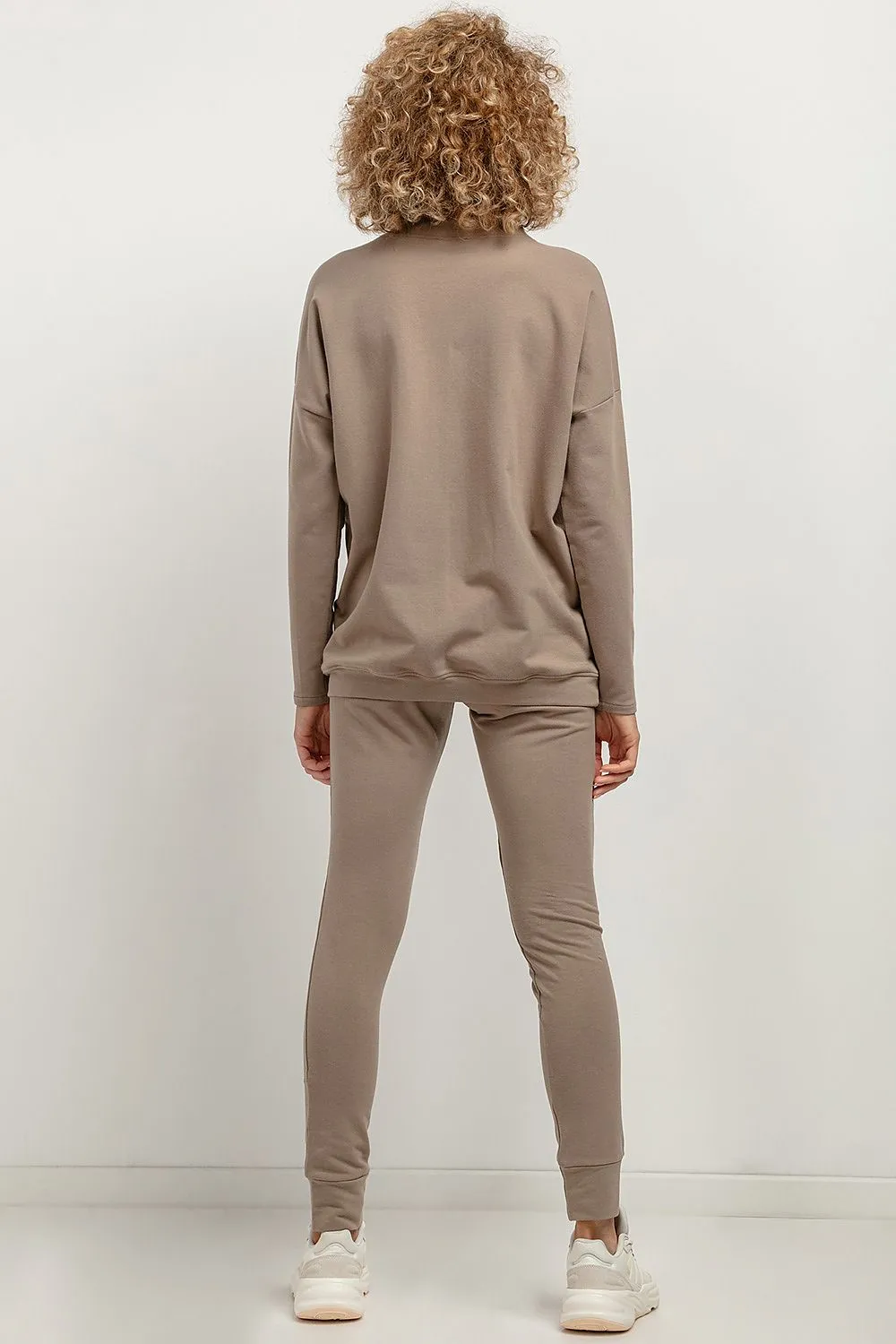 Knit Elegance Trousers with Cuffs