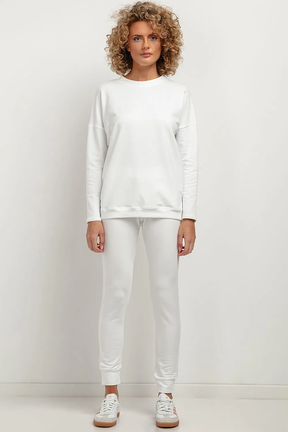 Knit Elegance Trousers with Cuffs