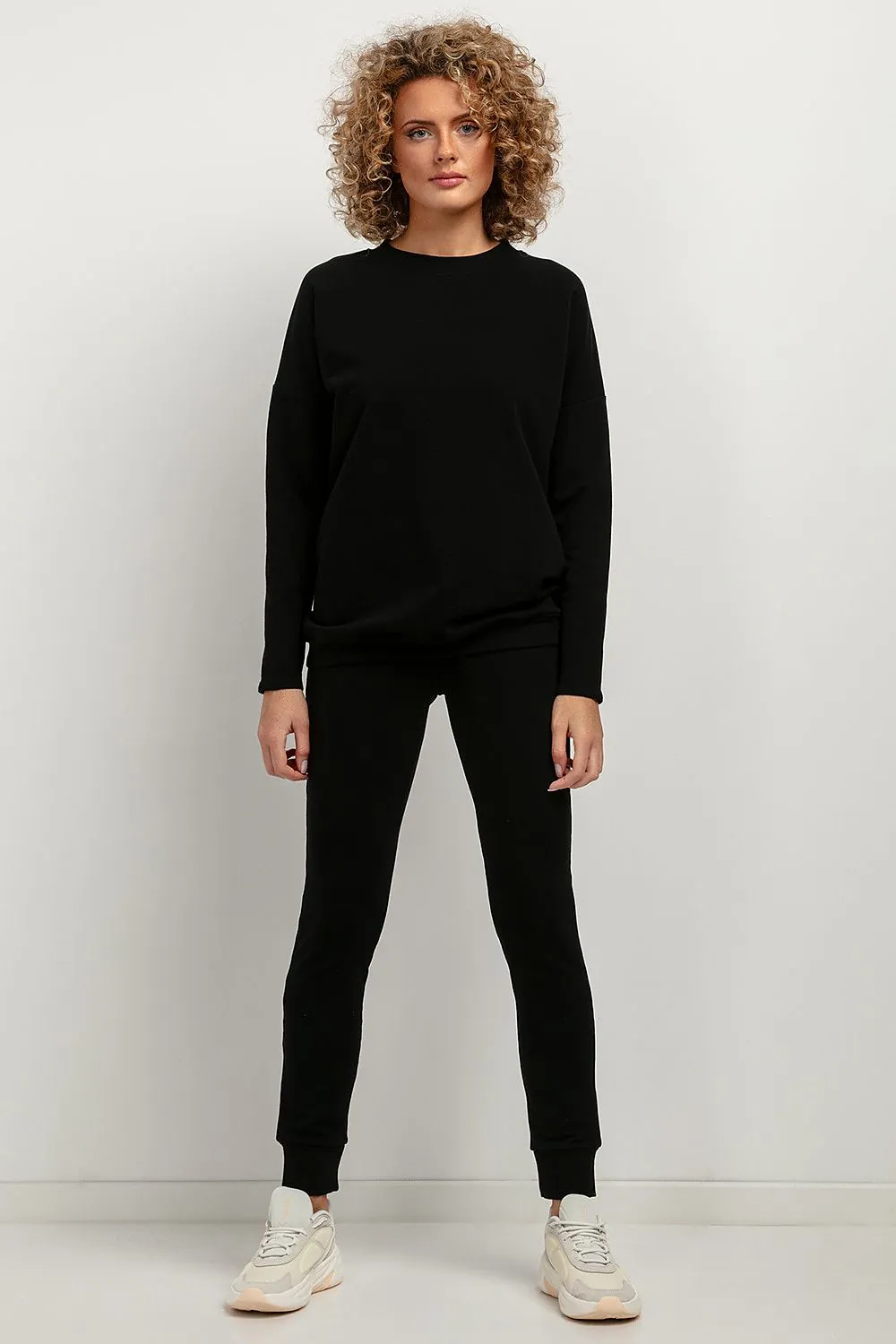 Knit Elegance Trousers with Cuffs