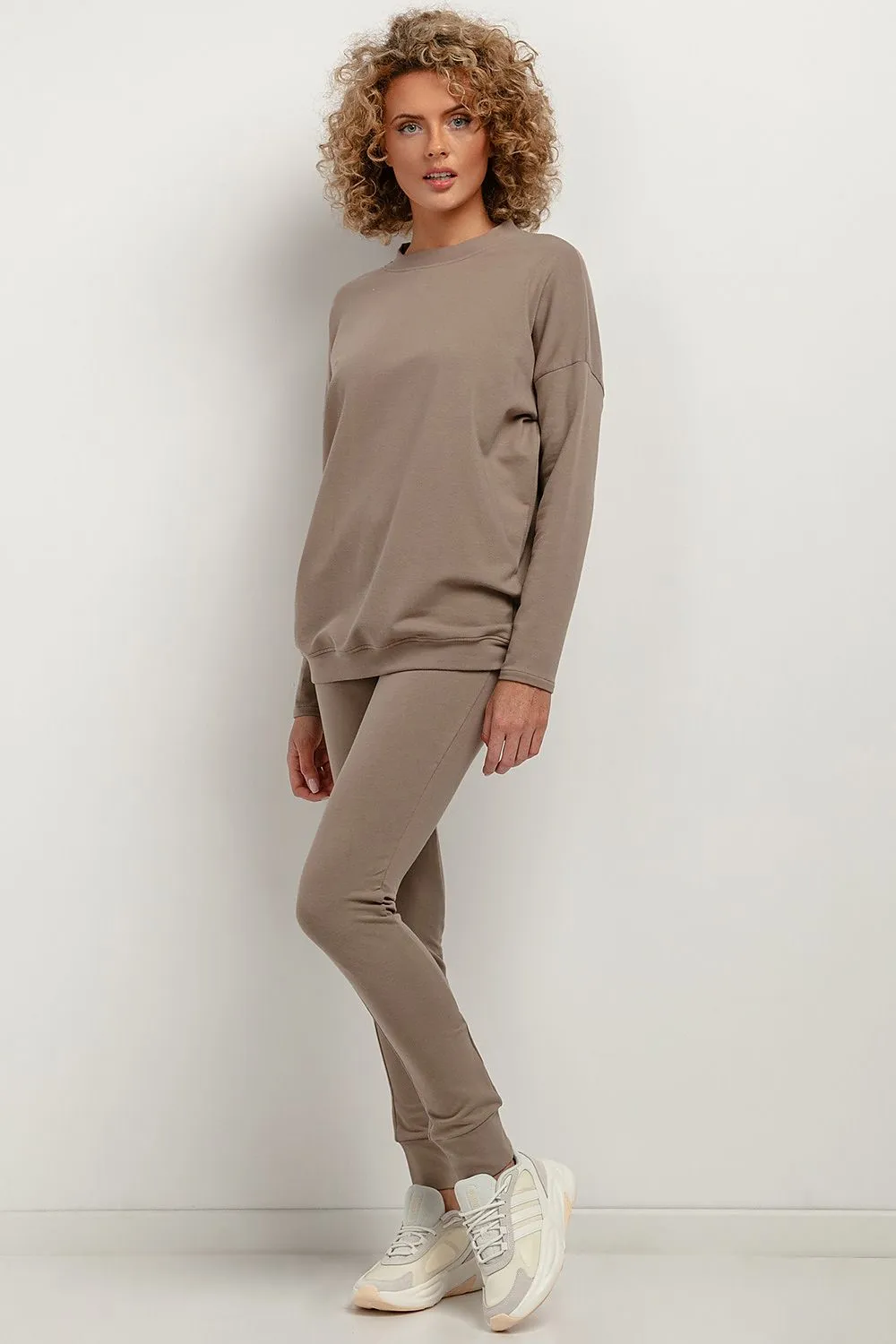 Knit Elegance Trousers with Cuffs