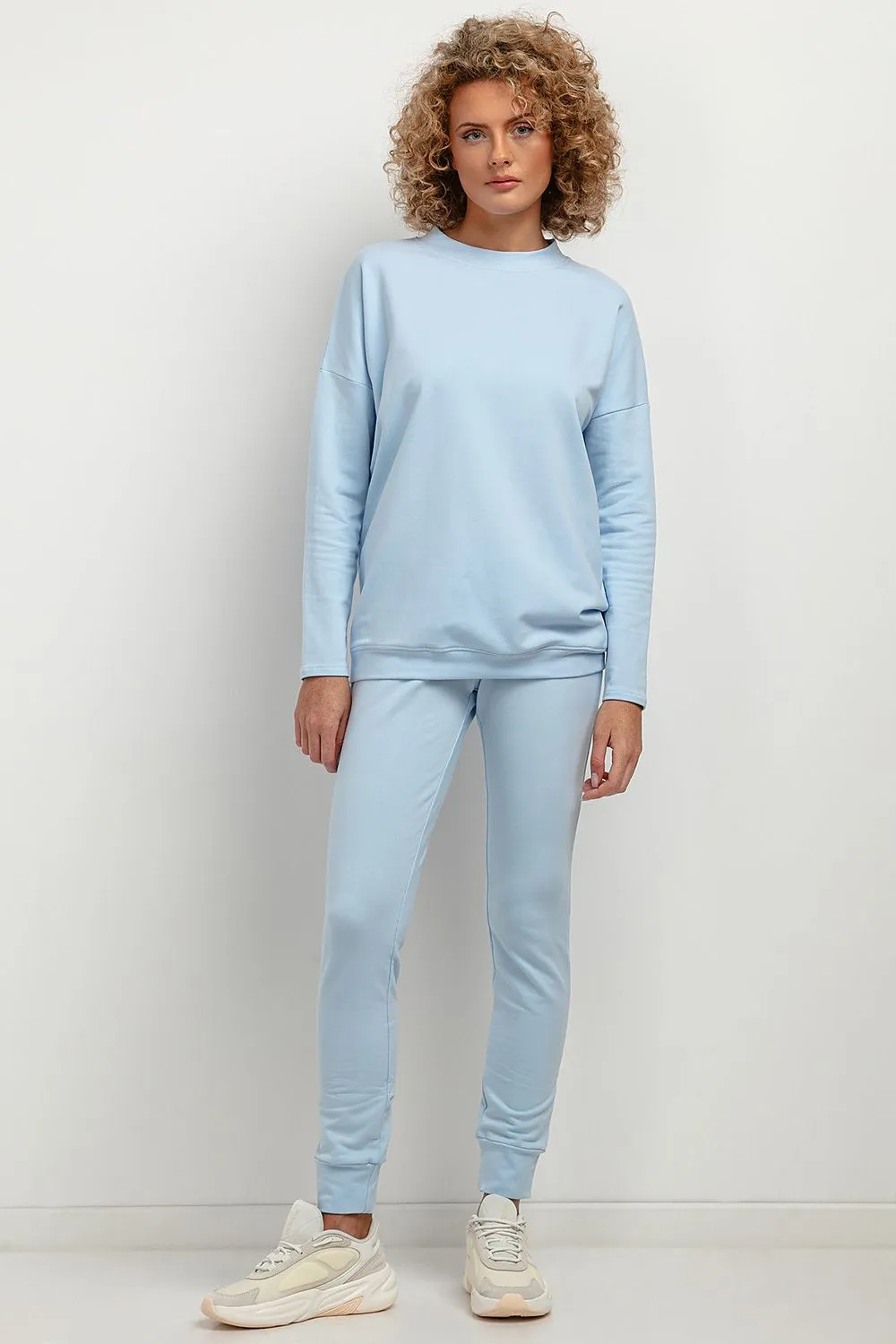 Knit Elegance Trousers with Cuffs