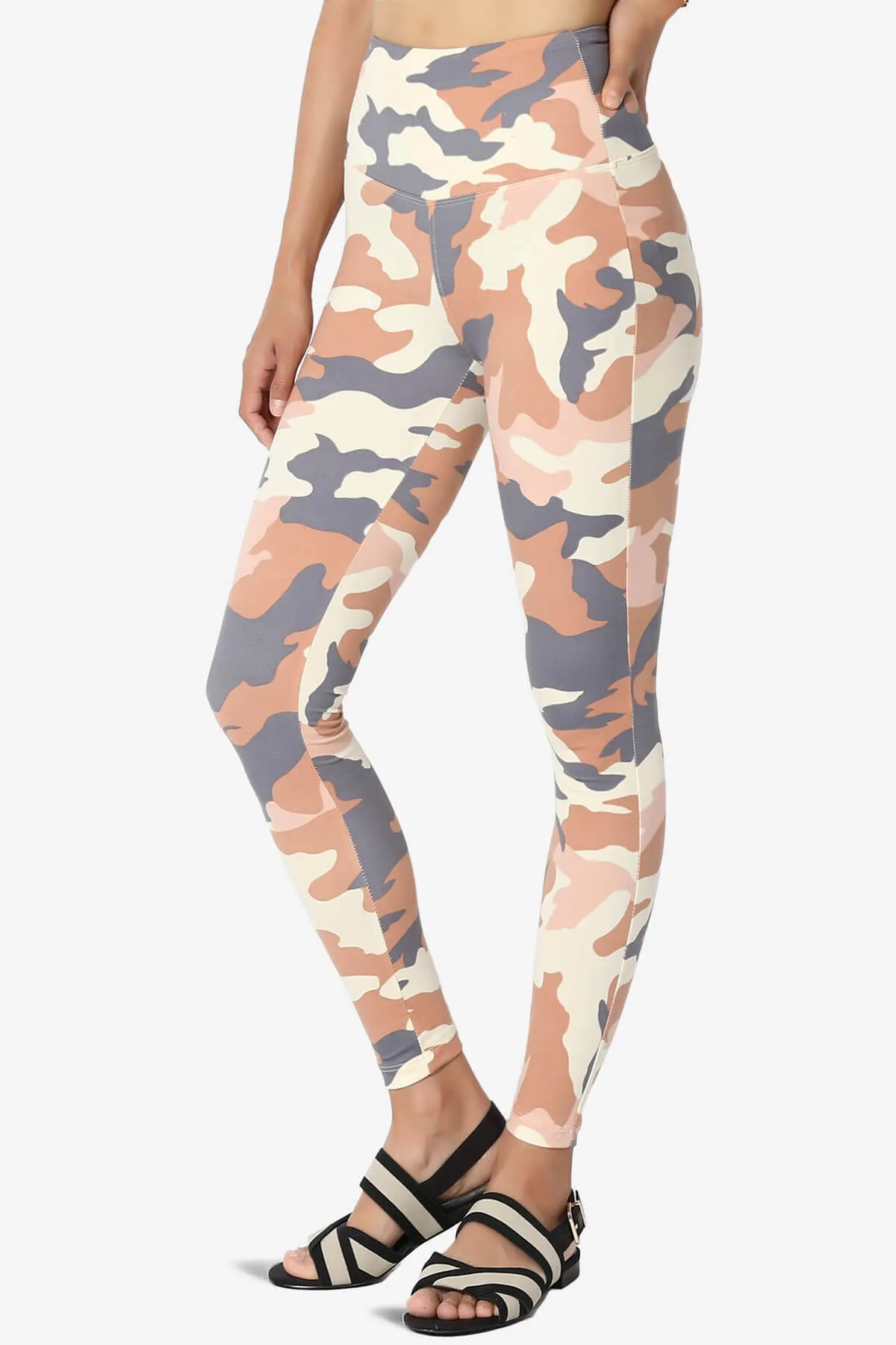 Lafayette Camo High Waist Microfiber Leggings PLUS