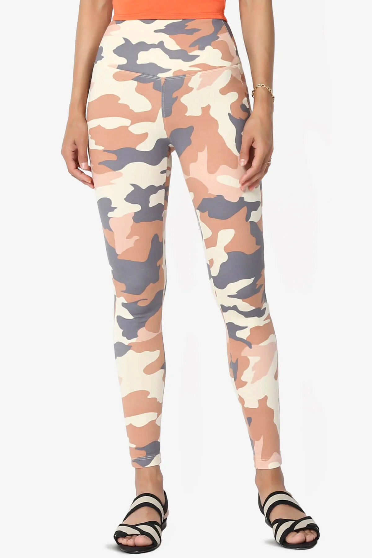 Lafayette Camo High Waist Microfiber Leggings PLUS