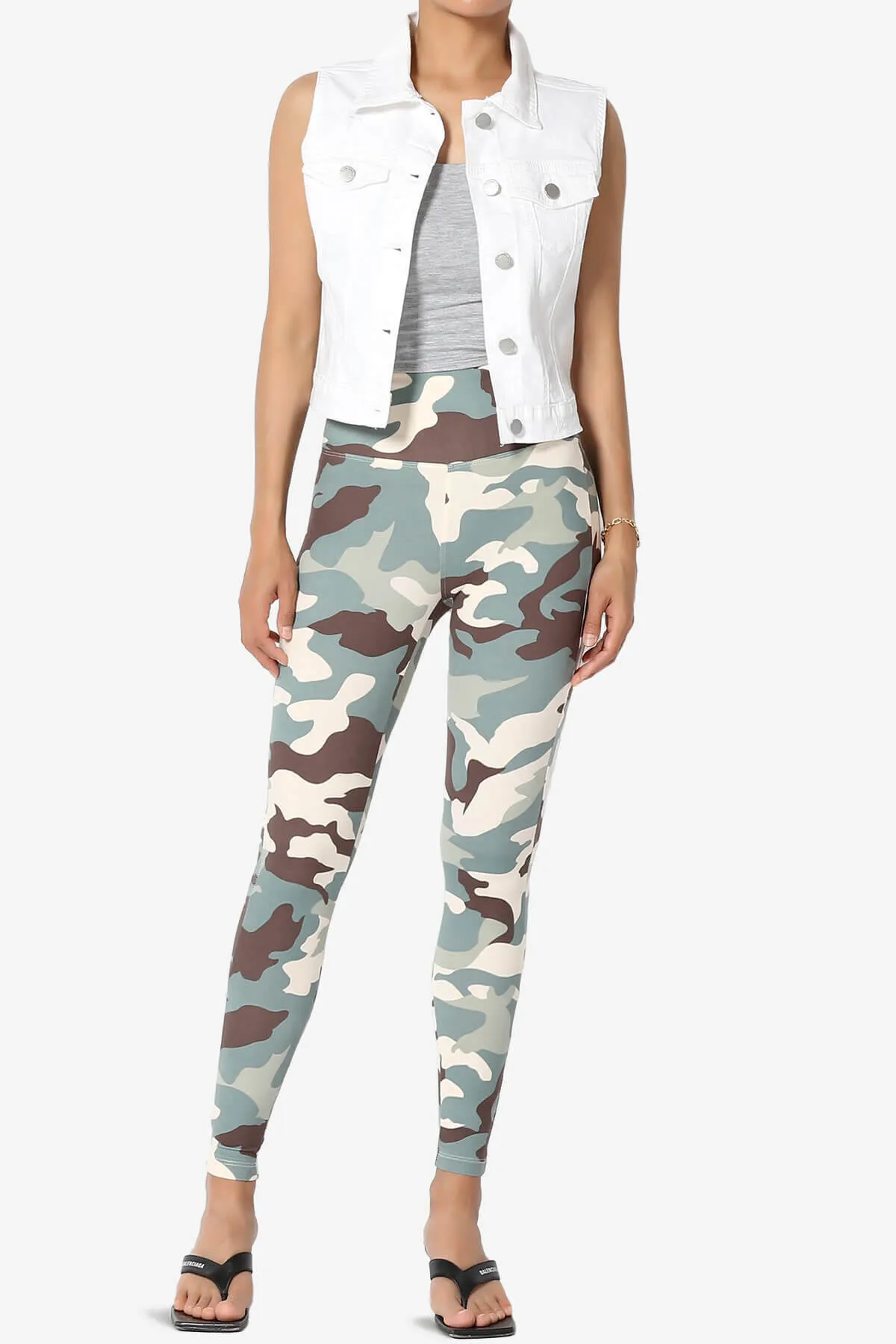 Lafayette Camo High Waist Microfiber Leggings PLUS