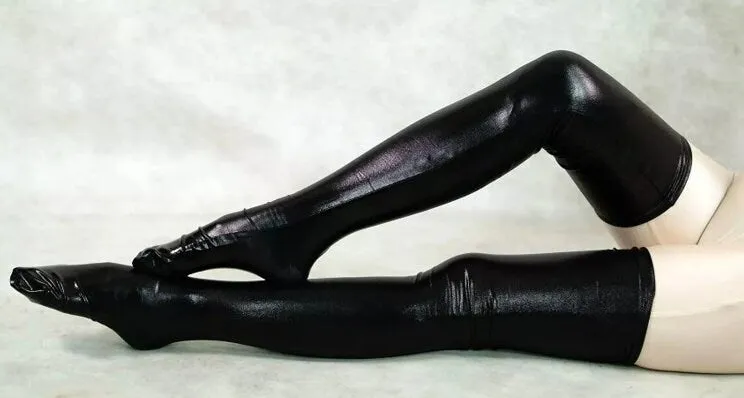 Latex Lingerie | Leather Pantyhose | Womens Leather Stockings | Leather Knee High Socks  | Leggings for Women | Leather Pants | Latex Jeans