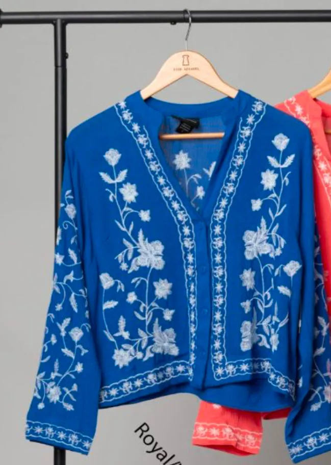 Liv Embroidered Blouse