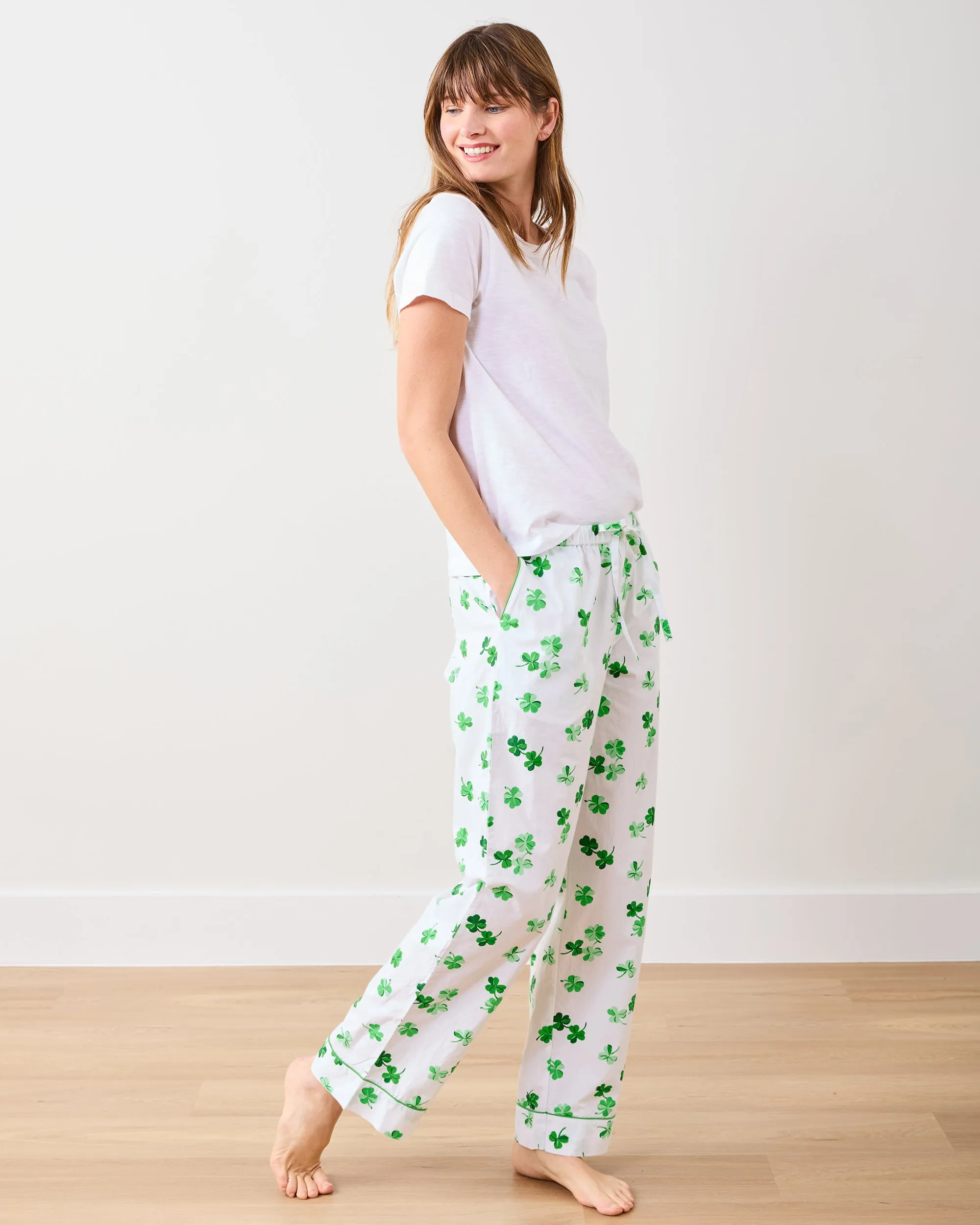 Lucky Clover - PJ Pants - Cloud
