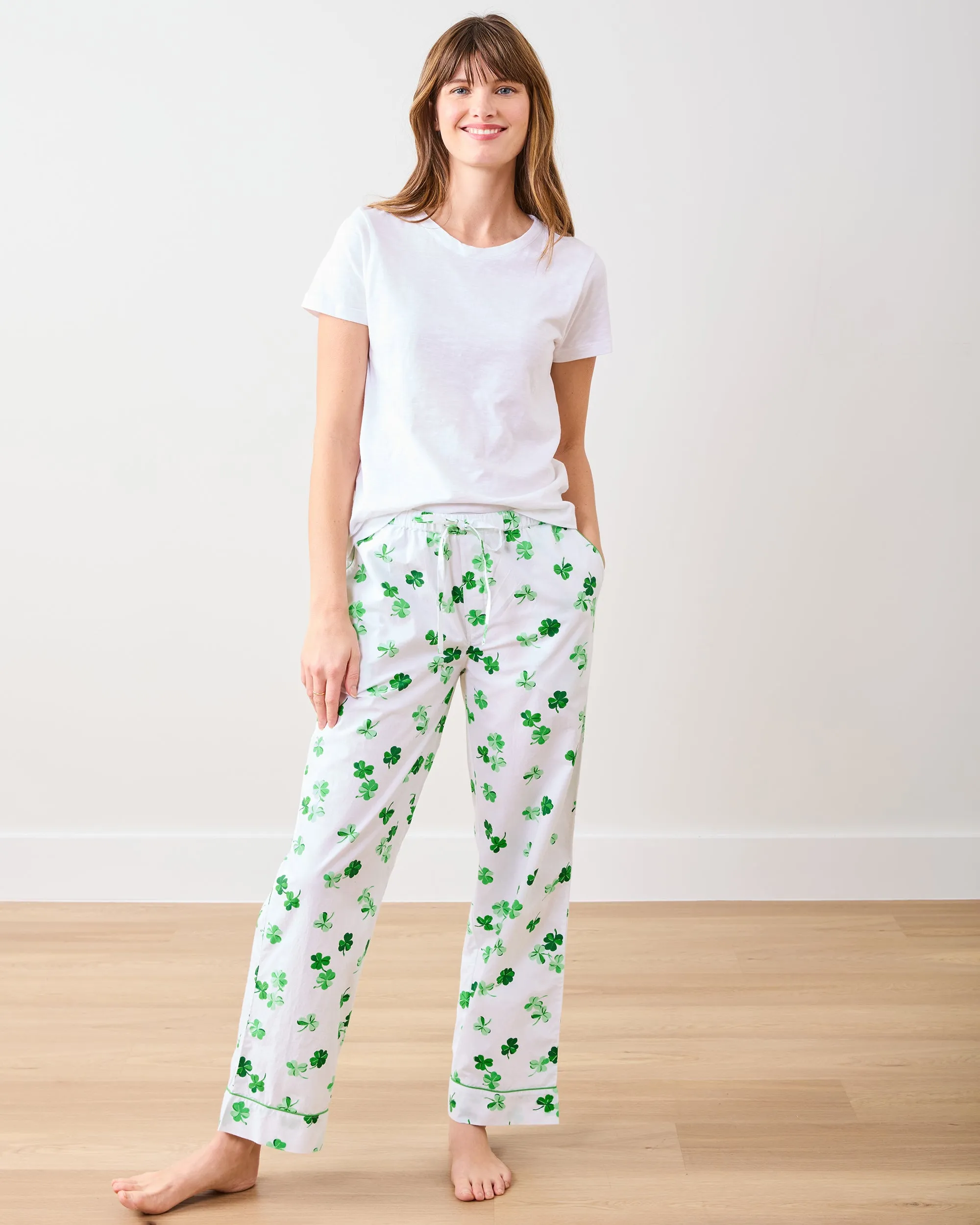 Lucky Clover - PJ Pants - Cloud