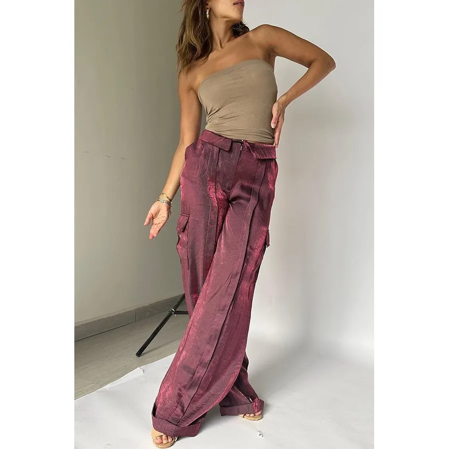 Manuela™ Glitter Fabric Pants