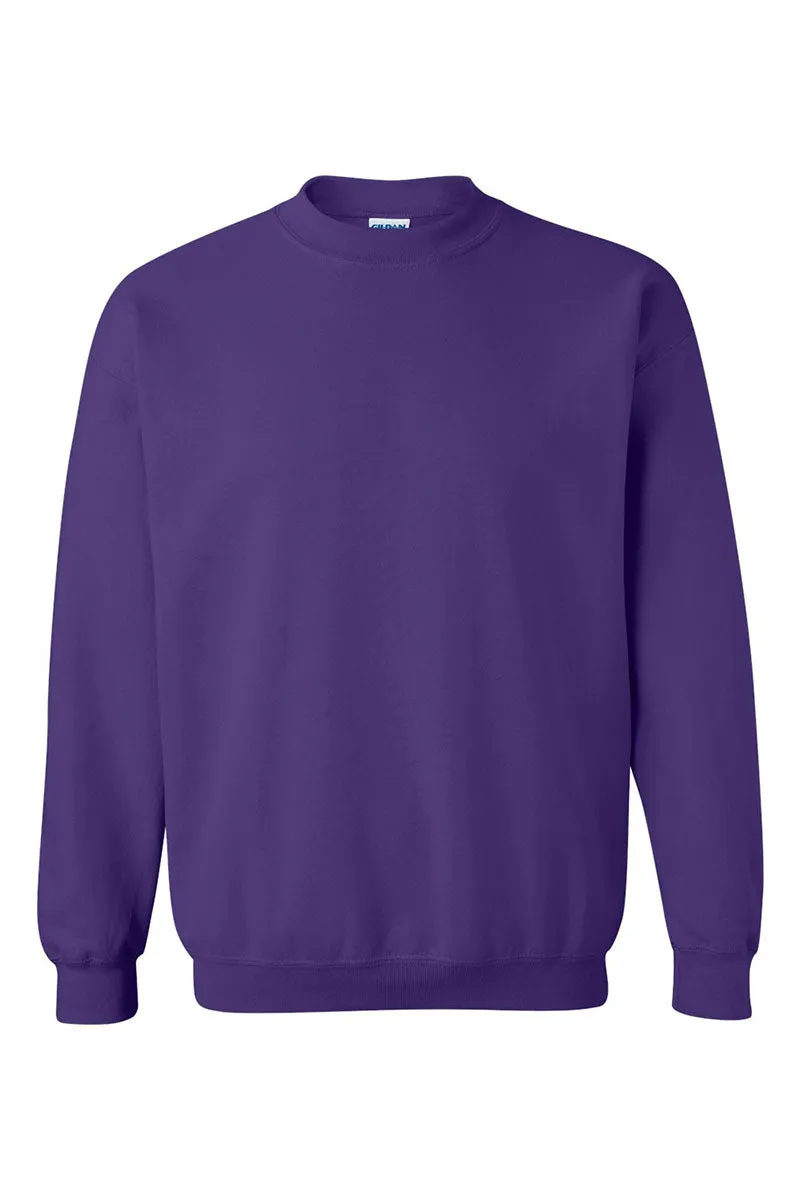 Mardi Gras Doodle Faux Glitter Heavy-weight Crew Sweatshirt