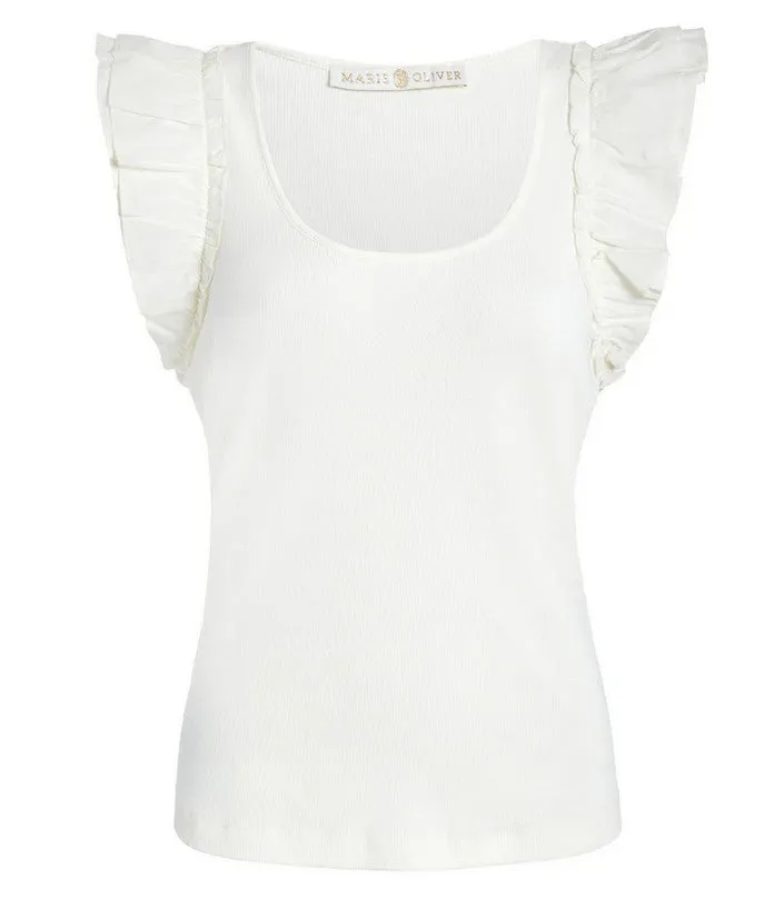 Marie Oliver Anna Top - Cool White