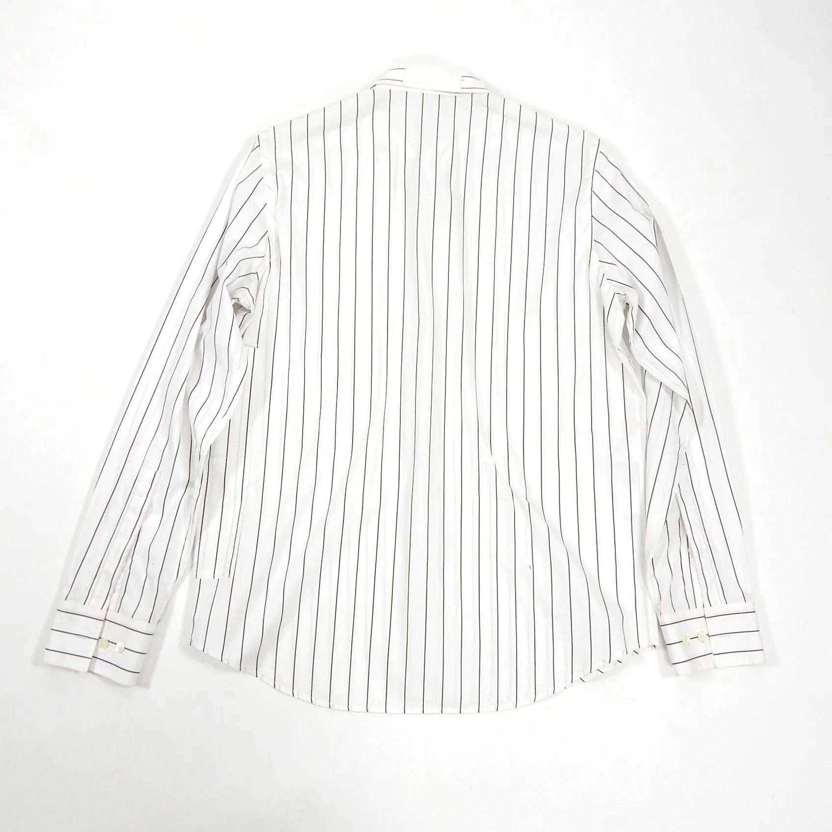 Marni Brown and White Pinstripe Shirt - L