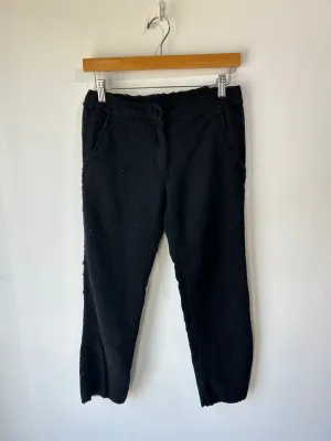 Martin Margiela Black Boiled Wool Pants