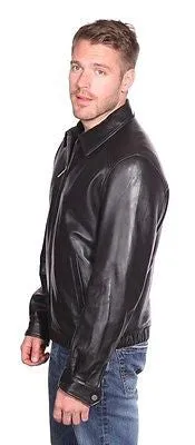 MEN'S CLASSIC TRADITIONAL BOMER STYLE WITH ELASTIC REAL LEATHER NZ LAMB SKINSOFT