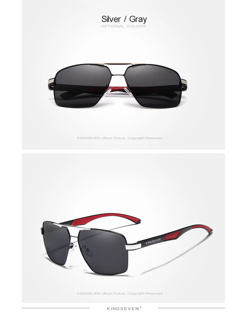 Men's Sunglasses Polarized Lens Brand Design Temples Sun glasses