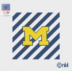 Michigan 4 inch striped square
