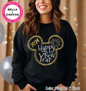 Mickey Happy New Year Celebration Tee or Sweatshirt