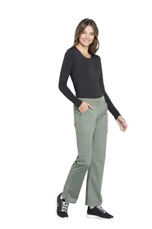 Mid Rise Pull On Cargo Pant