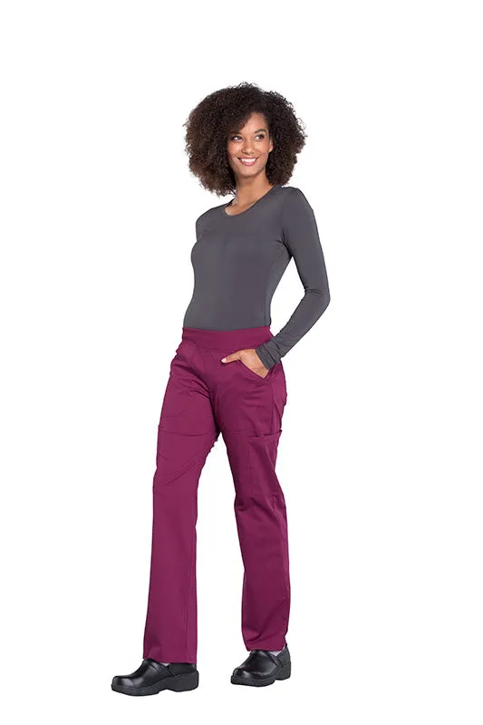 Mid Rise Pull On Cargo Pant