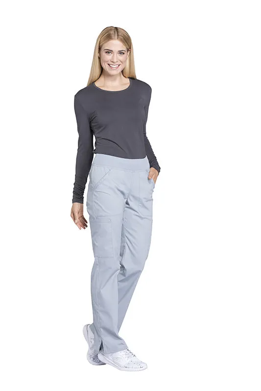 Mid Rise Pull On Cargo Pant
