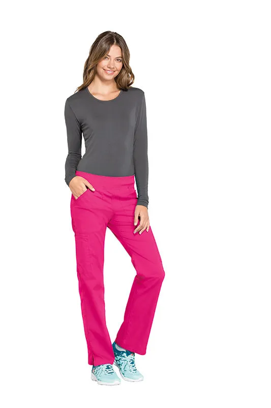Mid Rise Pull On Cargo Pant