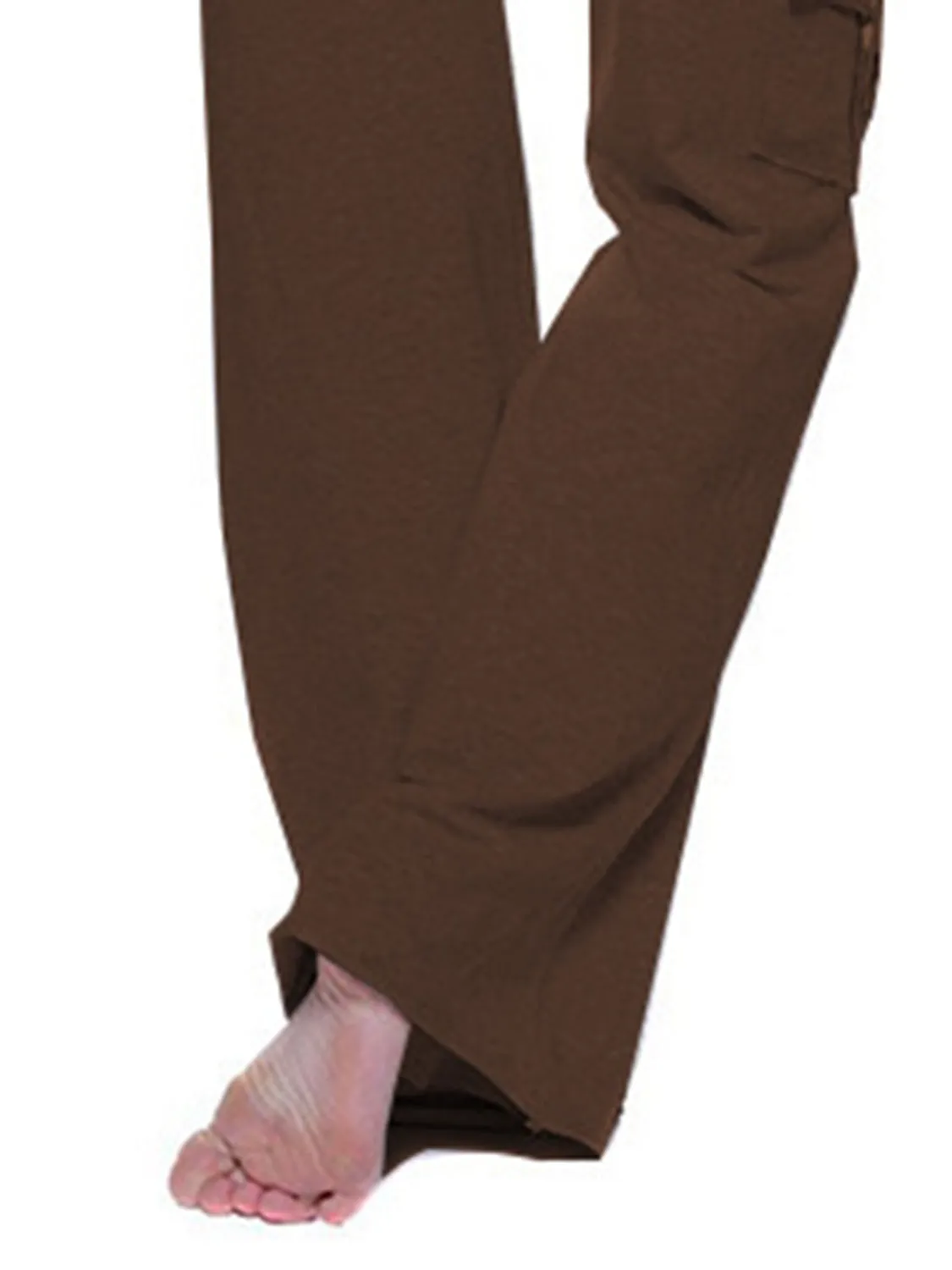 Mid Waist Pants with Pockets XS-XL