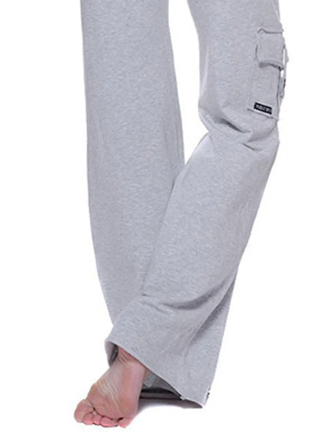 Mid Waist Pants with Pockets XS-XL