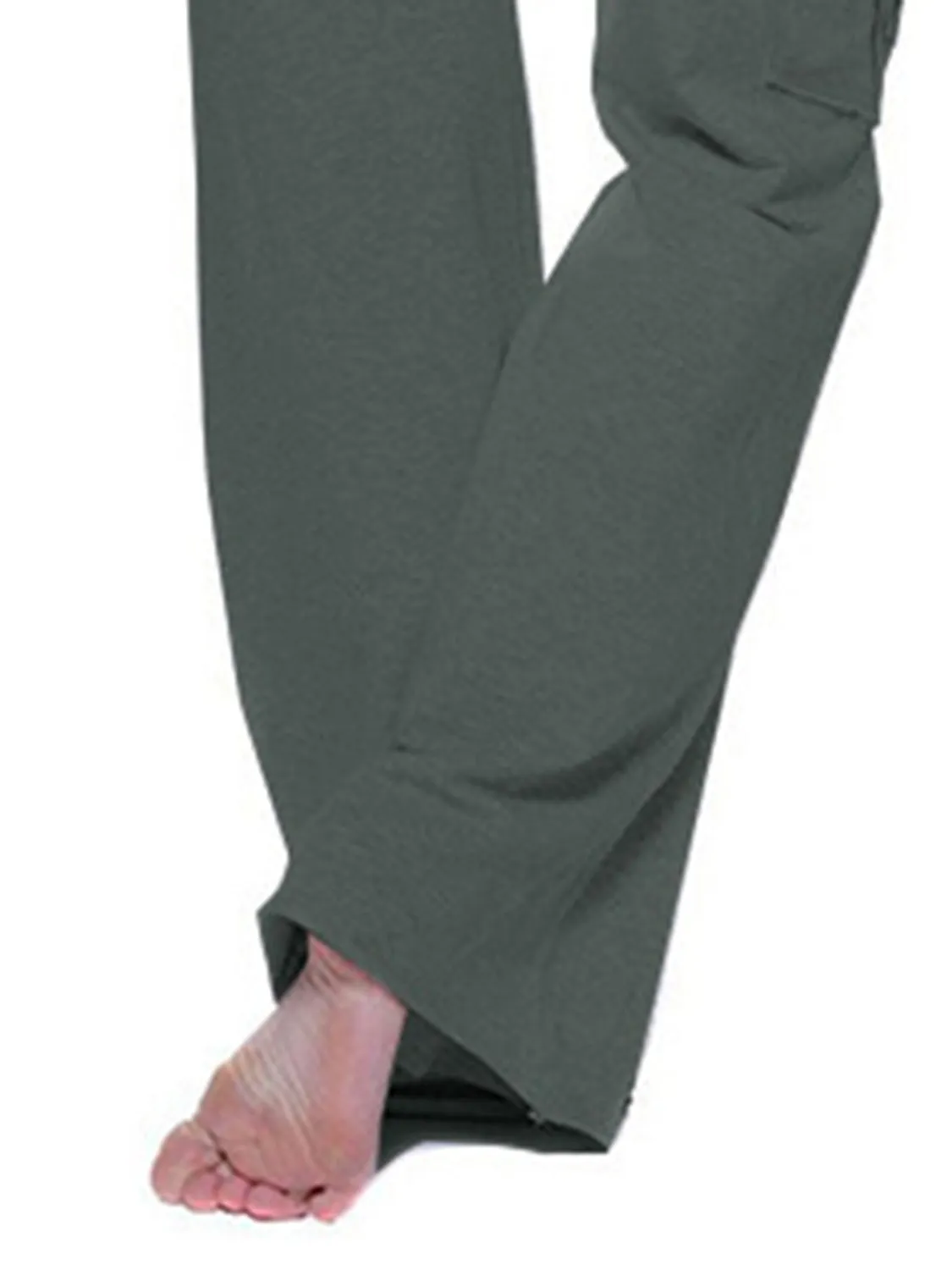 Mid Waist Pants with Pockets XS-XL