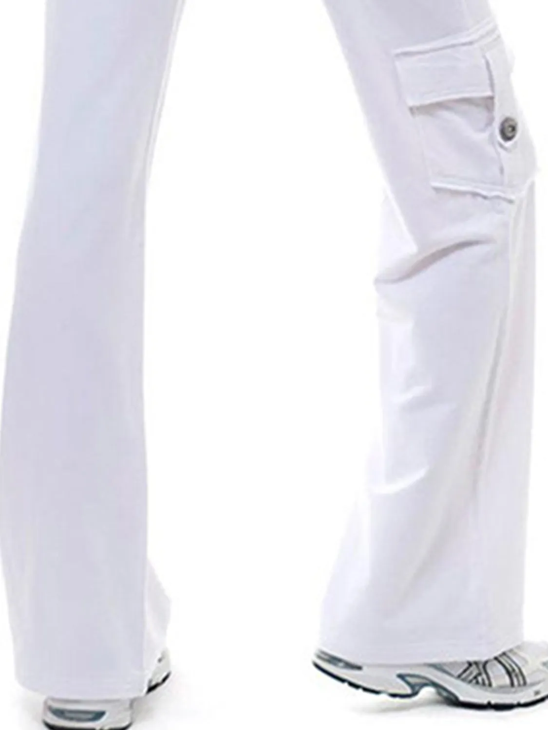 Mid Waist Pants with Pockets XS-XL