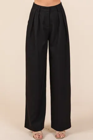 Mittoshop Pintuck Detail High Rise Pants