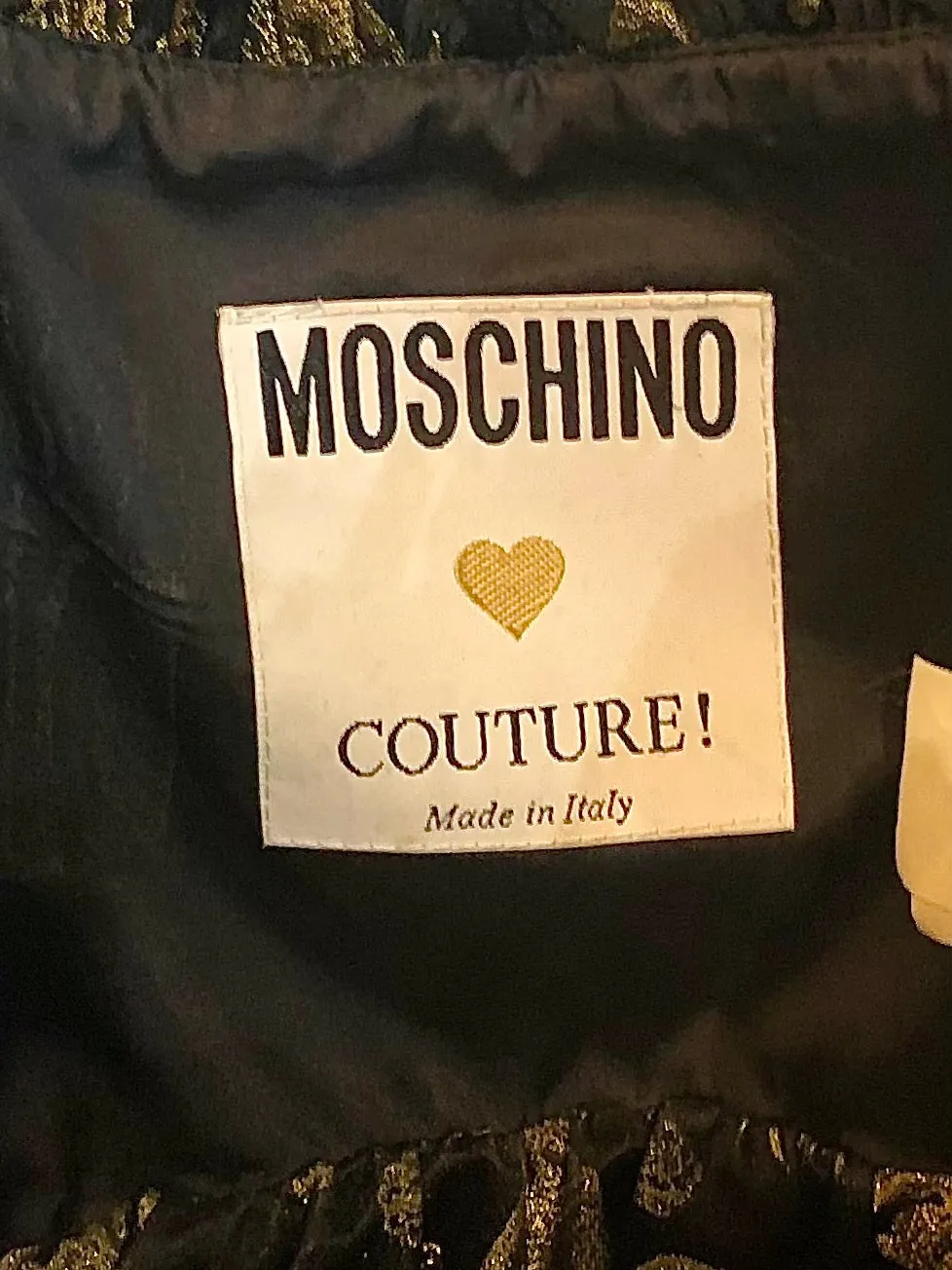 Moschino Couture 90s Lampshade Bustier