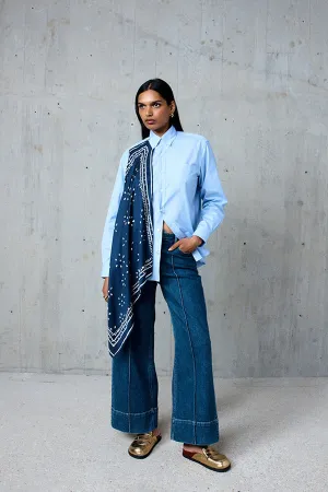 NAIMA SCARF SHIRT