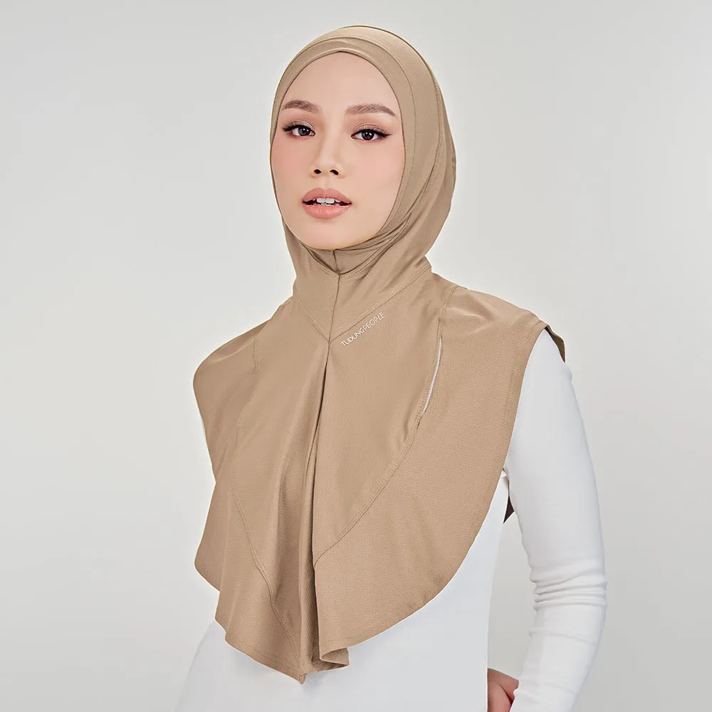 (Nano) Najwa Sport Hijab - Dune