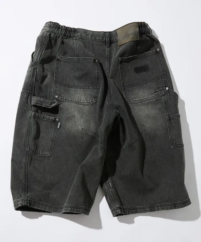 NAUTICA ( JAPAN ) Super Wide Curve Double Knee Denim Cropped Pants