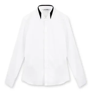 Neil Barrett - Point Collar Shirt in White