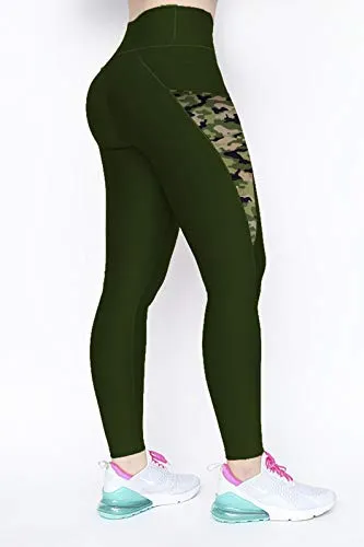 Neu Look Gym wear Leggings Ankle Length Workout Pants with Phone Pockets, Stretchable Tights, Mid Waist Sports Fitness Yoga Track Pants for Women & Girls ( White, Size - XL )