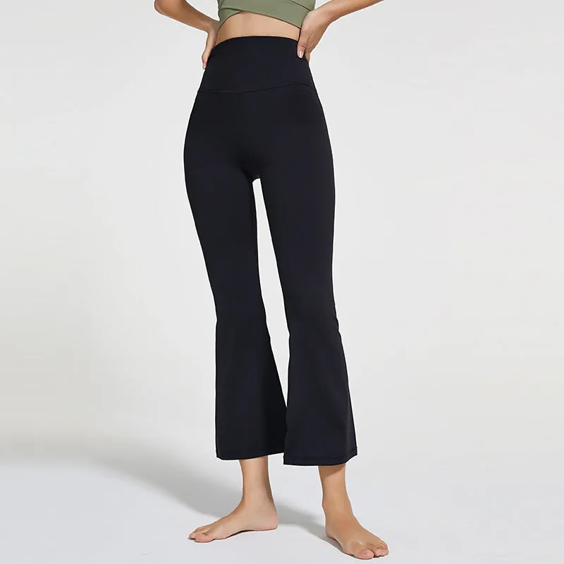 New High Waisted Yoga women flared sports Leggings