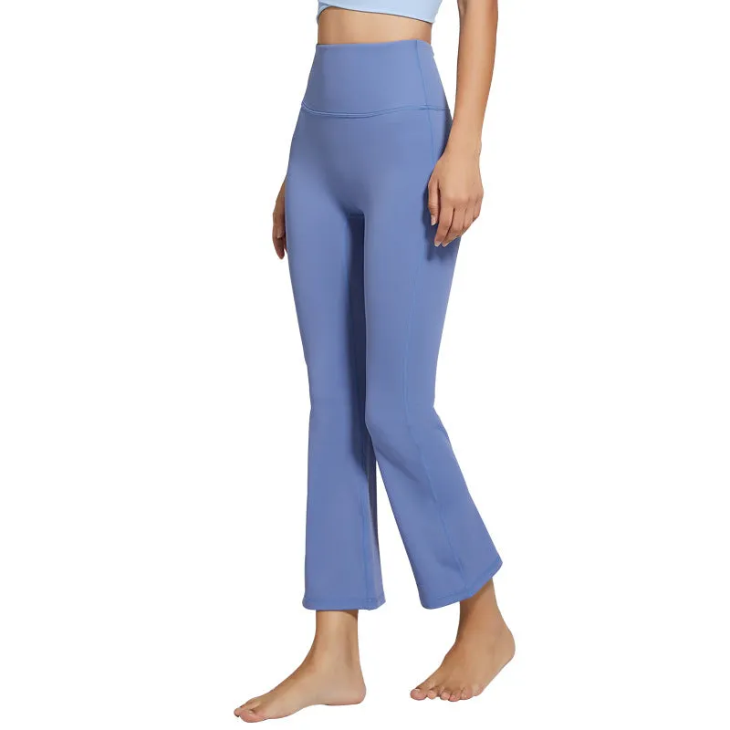 New High Waisted Yoga women flared sports Leggings