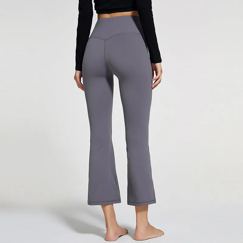 New High Waisted Yoga women flared sports Leggings
