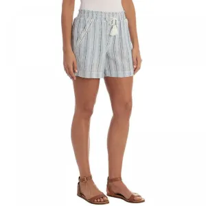 NWT Briggs Women's Smoked Waist Linen Blend Shorts. 1372191 Small