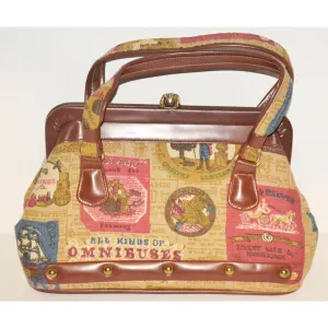 Old Fashion Print Purse By Kadin