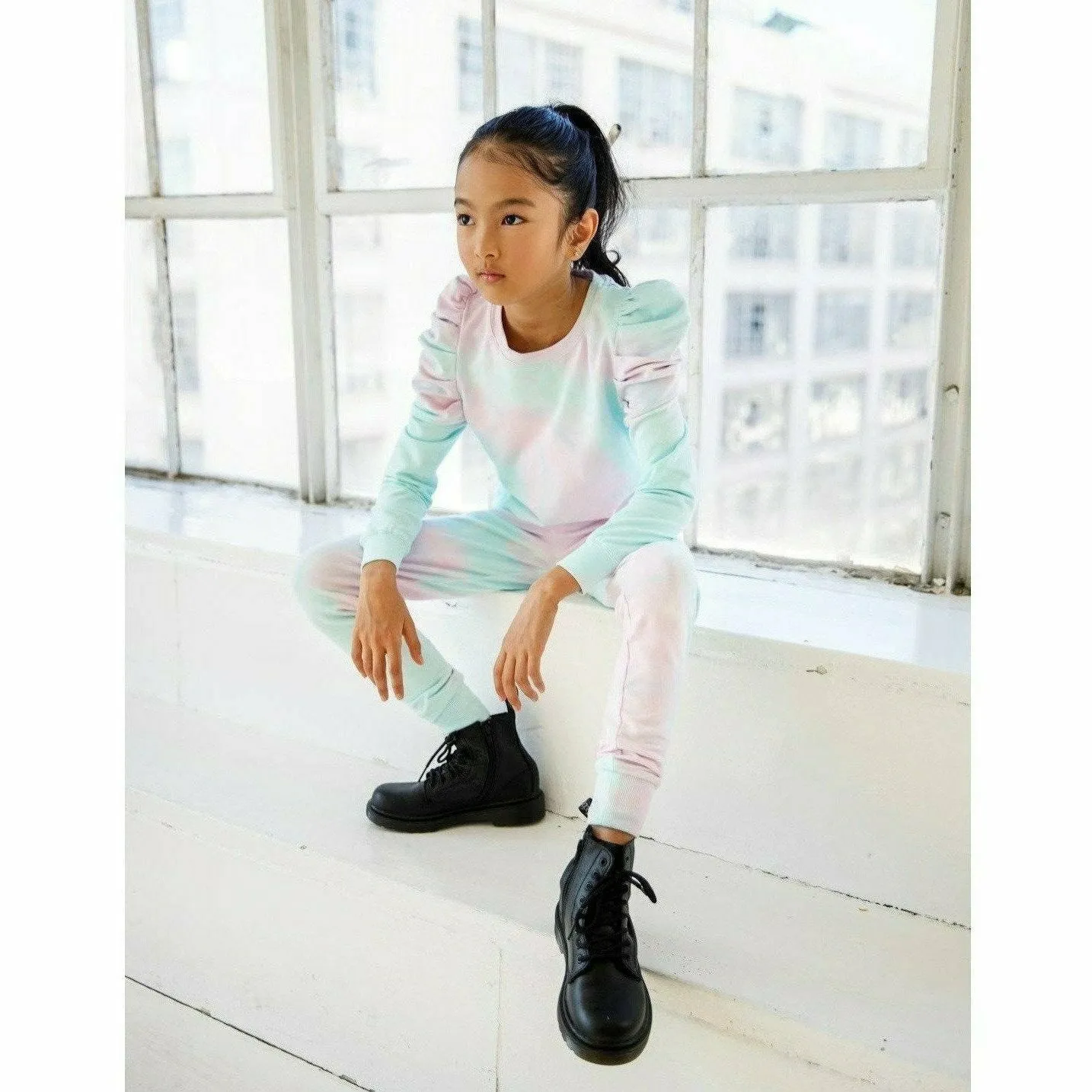 Organic Jolie Joggers Cotton  Candy Tie Dye