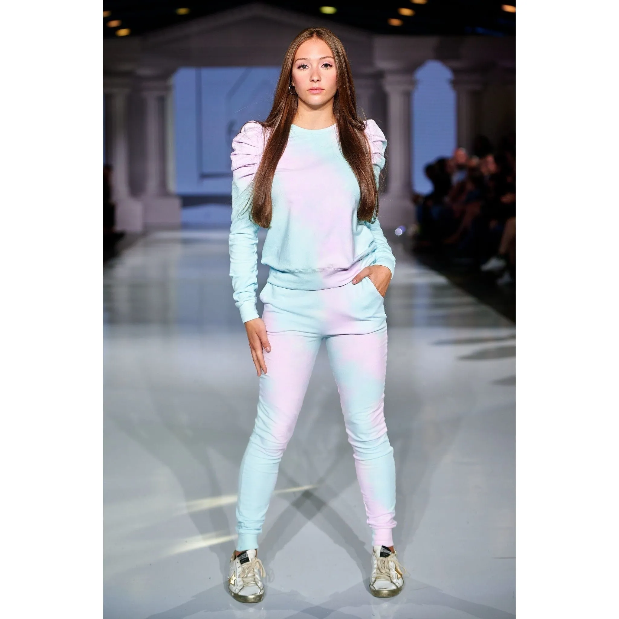 Organic Jolie Joggers Cotton  Candy Tie Dye