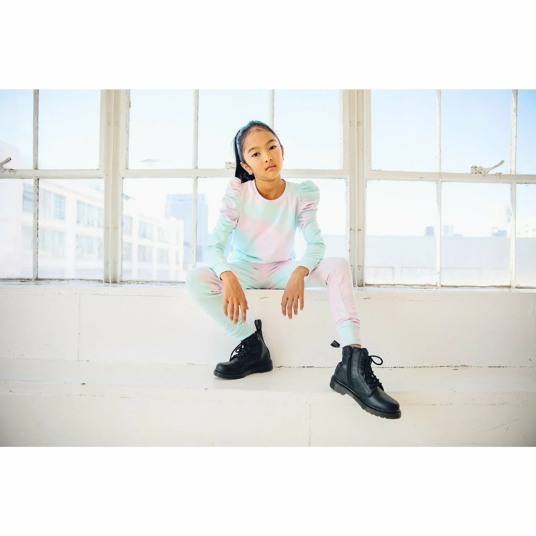 Organic Jolie Joggers Cotton  Candy Tie Dye